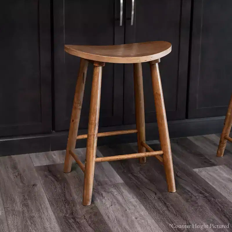 Tabouret de bar de cuisine sans dossier en bois 30
