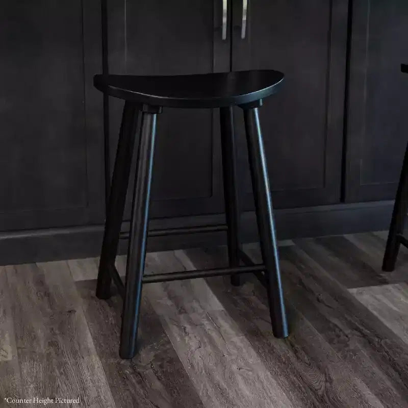 Tabouret de bar de cuisine sans dossier en bois 30