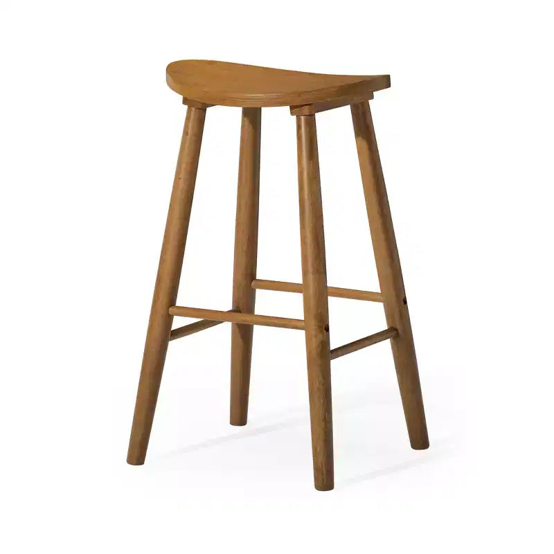 Tabouret de bar de cuisine en bois sans dossier Maven Lane Luna, 76 cm