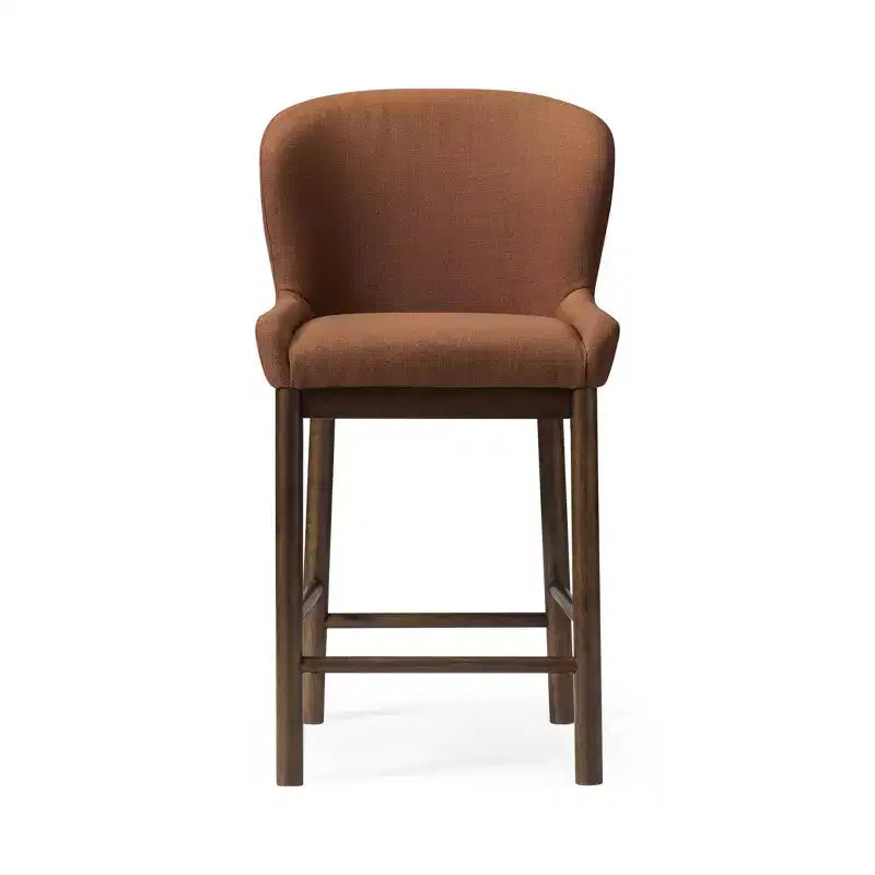 Tabouret de comptoir avec revêtement en tissu 26