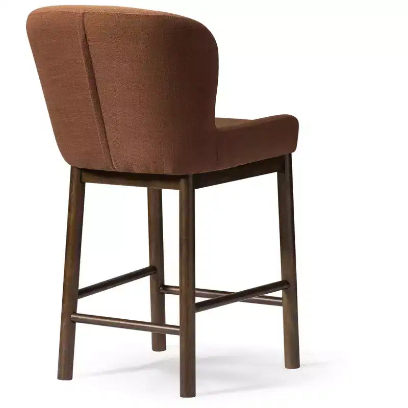 Tabouret de comptoir avec revêtement en tissu 26
