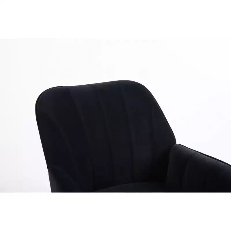 Fauteuil d'appoint moderne en velours, chaise de salon rembourrée, fauteuil stylé du milieu du siècle avec pieds en bois doré pour salle de lecture, chambre à coucher