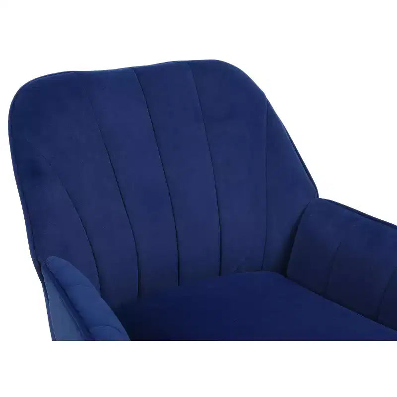 Fauteuil d'appoint moderne en velours, chaise de salon rembourrée, fauteuil stylé du milieu du siècle avec pieds en bois doré pour salle de lecture, chambre à coucher