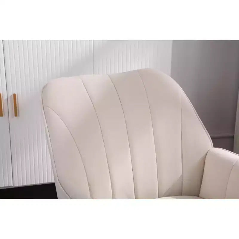 Fauteuil d'appoint moderne en velours, chaise de salon rembourrée, fauteuil stylé du milieu du siècle avec pieds en bois doré pour salle de lecture, chambre à coucher
