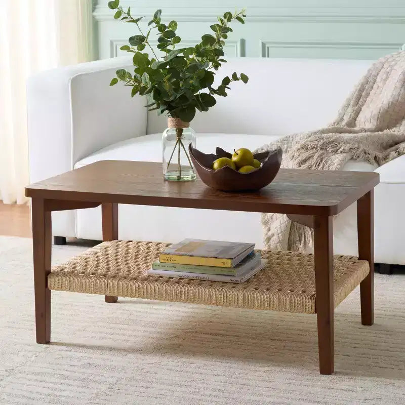 1 Table basse avec étagère