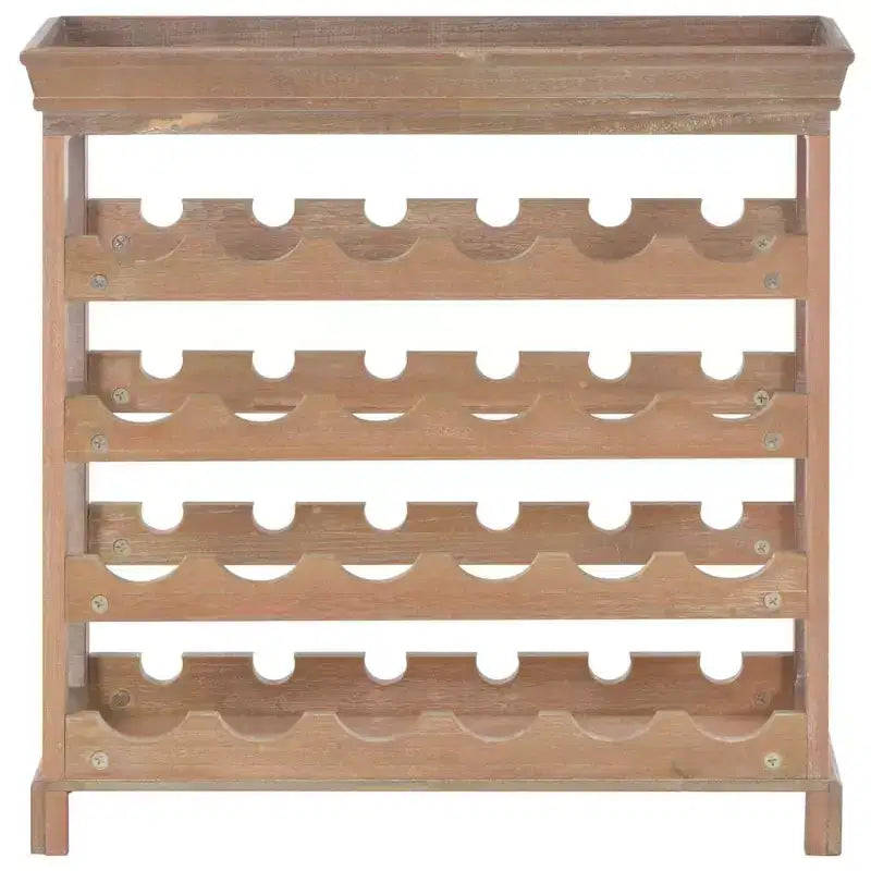 Range-bouteilles de vin avec plateau supérieur, meuble de rangement pour vin au sol, bois d'ingénierie