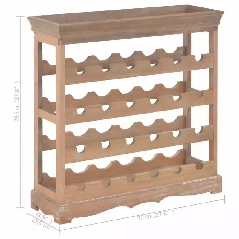 Range-bouteilles de vin avec plateau supérieur, meuble de rangement pour vin au sol, bois d'ingénierie