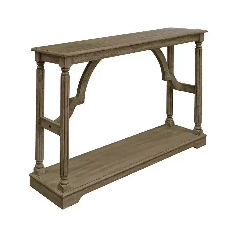 Console en bois Galano avec étagère inférieure 45,9 L x 11,8 P x 29,9 H