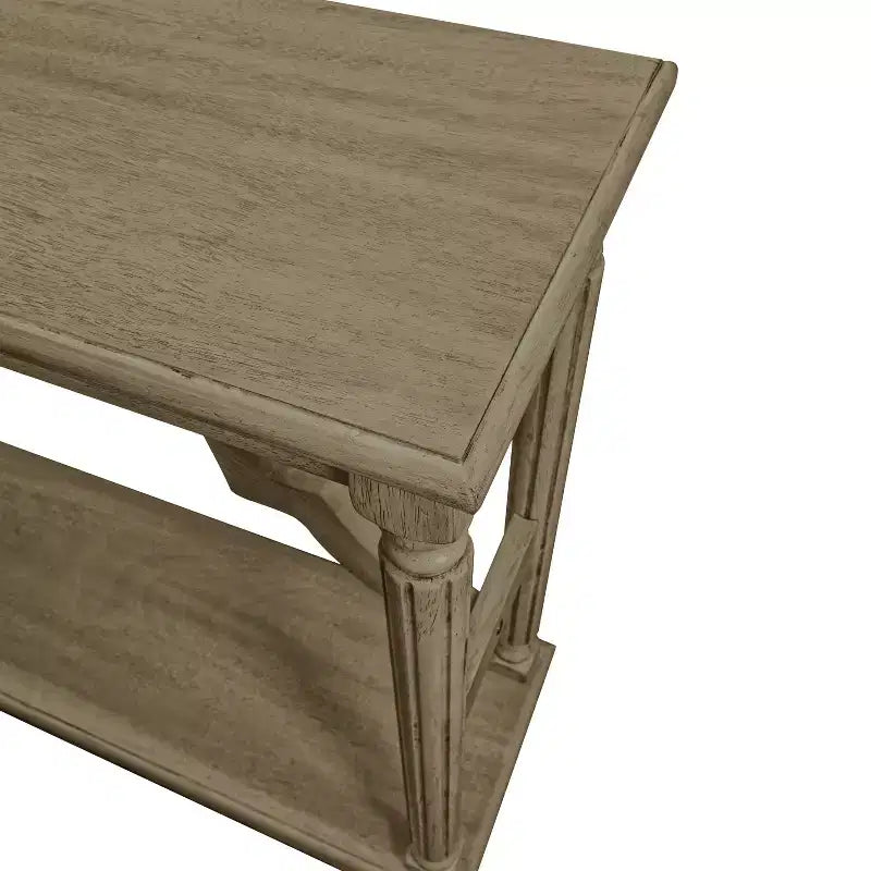 Console en bois Galano avec étagère inférieure 45,9 L x 11,8 P x 29,9 H