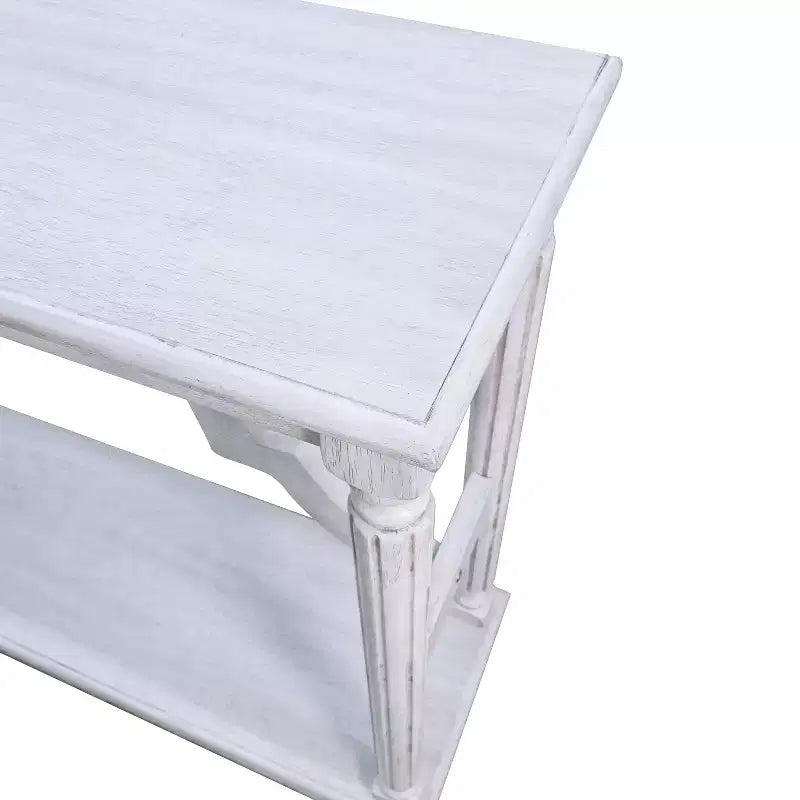 Console en bois Galano avec étagère inférieure 45,9 L x 11,8 P x 29,9 H