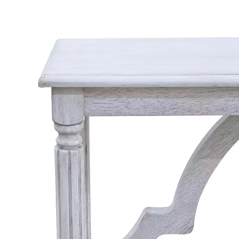 Console en bois Galano avec étagère inférieure 45,9 L x 11,8 P x 29,9 H