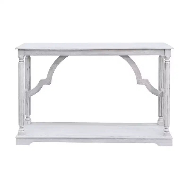 Console en bois Galano avec étagère inférieure 45,9 L x 11,8 P x 29,9 H