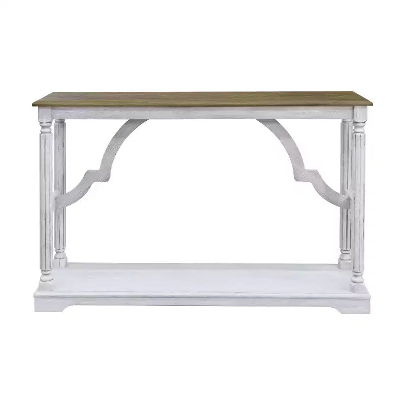 Console en bois Galano avec étagère inférieure 45,9 L x 11,8 P x 29,9 H