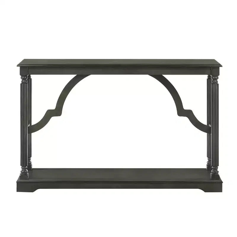 Console en bois Galano avec étagère inférieure 45,9 L x 11,8 P x 29,9 H