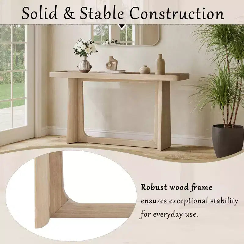 Console avec plateau amovible