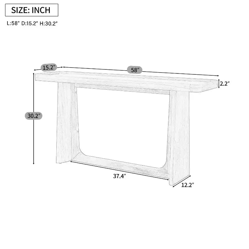 Console Christopher Kn Home Bridgely avec plateau amovible