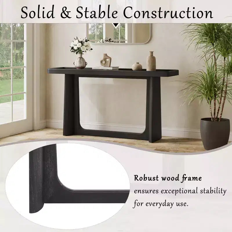 Console avec plateau amovible