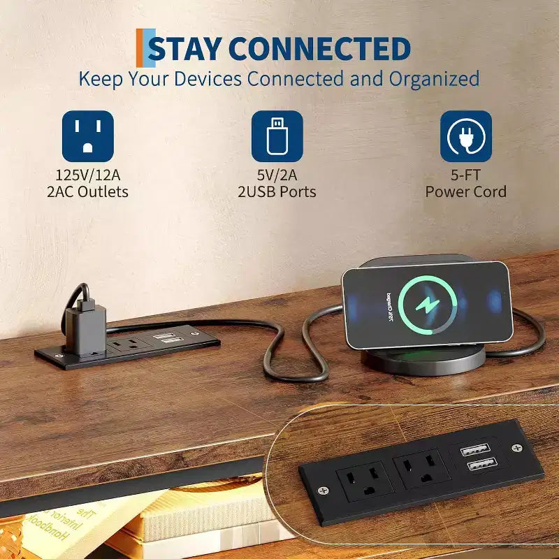 Meuble TV pour téléviseur de 65 à 75 pouces, commode longue à 10 tiroirs avec prises de courant et éclairage LED, meuble TV de 160 cm avec tiroirs de rangement