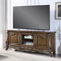 75" TV Stand and Console Antique Oak Finish