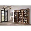 94" Traditional Tall Bookcase Wall Brown