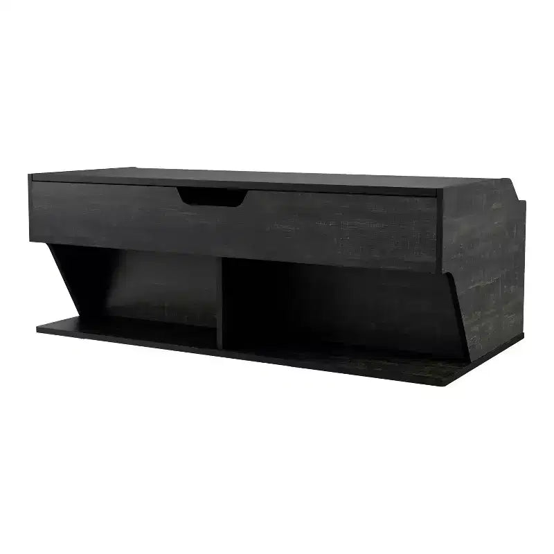 44" Lift Top Coffee Table with Storage Reclaimed Black Oak