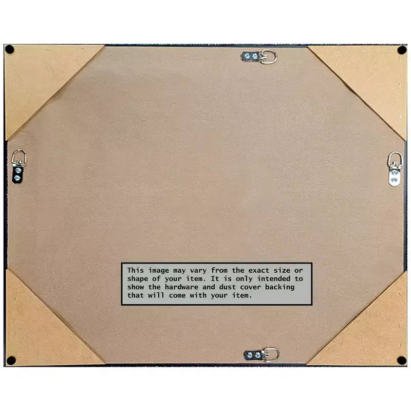 Non-Beveled Bathroom Wall Mirror Medium Brown Frame 22.5x28.5"