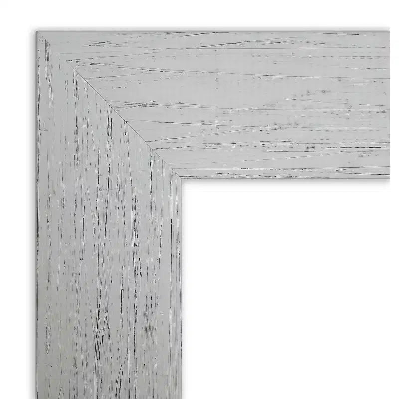 Petite Bevel Bathroom Wall Mirror Shiplap Navy Wood Frame
