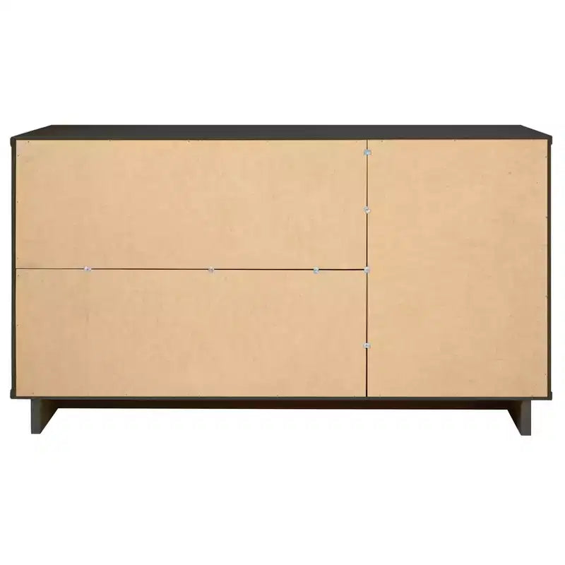55" Modern 3-Drawer Sideboard Glossy White
