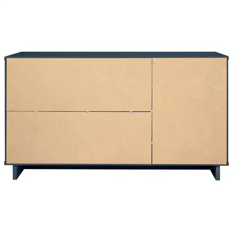 55" Modern 3-Drawer Sideboard Glossy White