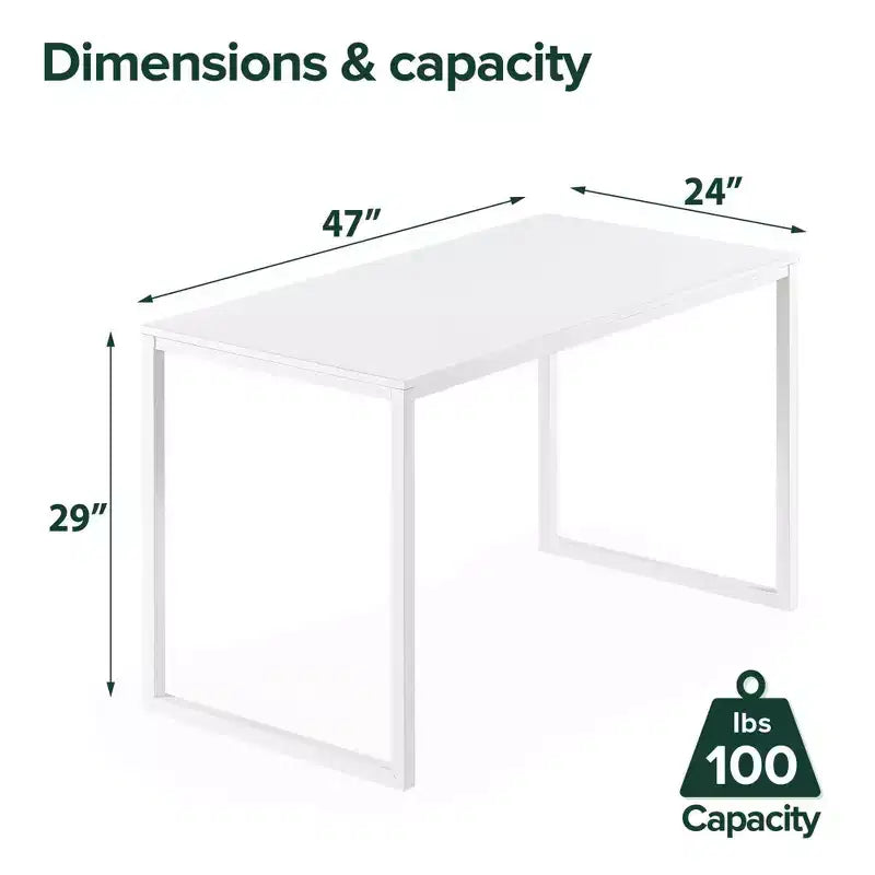 47" Metal Frame Desk with MDF Surface