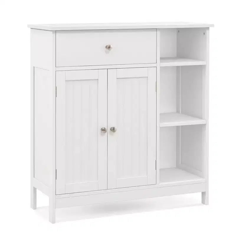 Freestanding Bathroom Floor Cabinet with Drawer