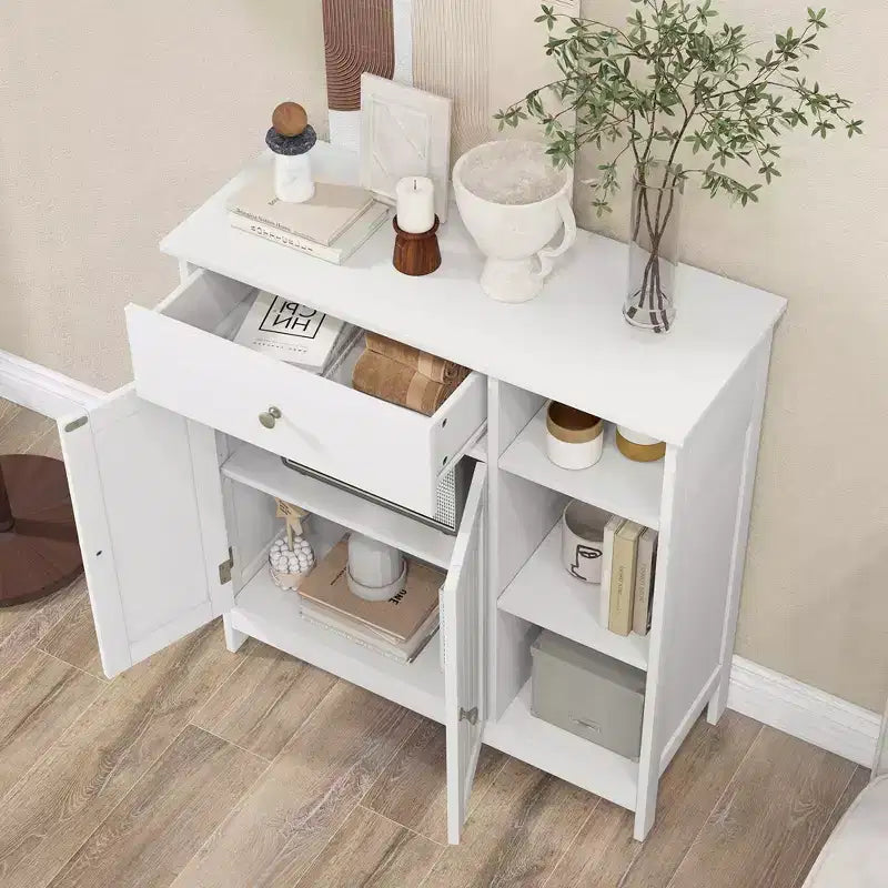Freestanding Bathroom Floor Cabinet with Drawer