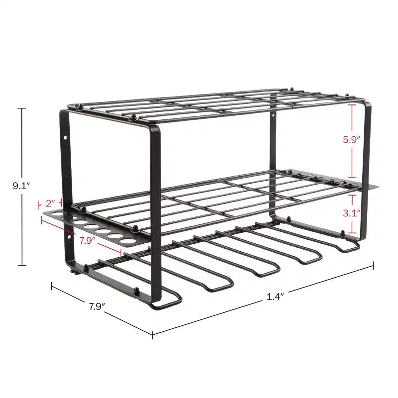 3-Tier Wall Mount Power Tool Organizer Shelving