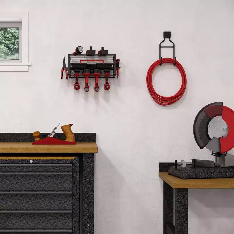 3-Tier Wall Mount Power Tool Organizer Shelving