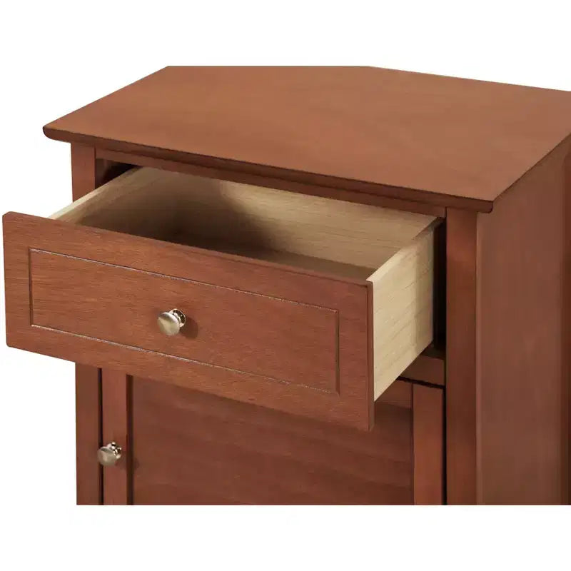 1-Drawer Nightstand 25"H x 19"W x 15"D Gray