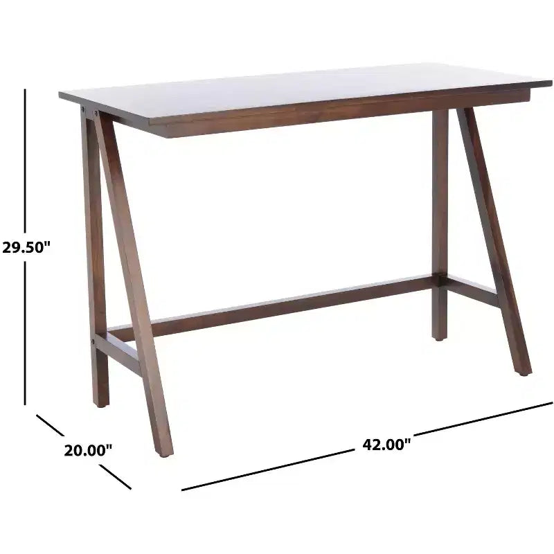 Mahogany Writing Desk Walnut Finish