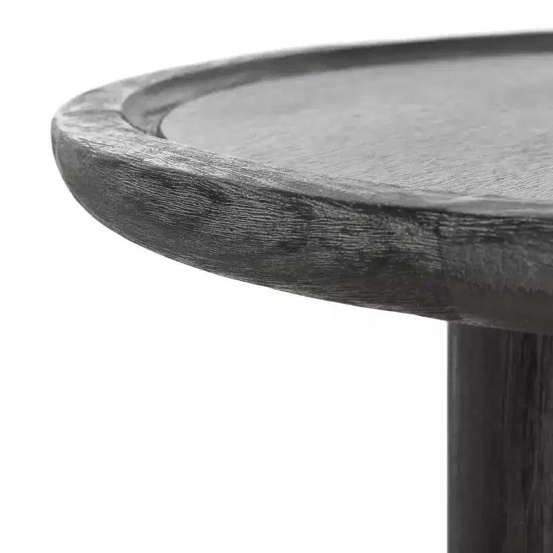 Round Coffee Table Rustic Farmhouse Style