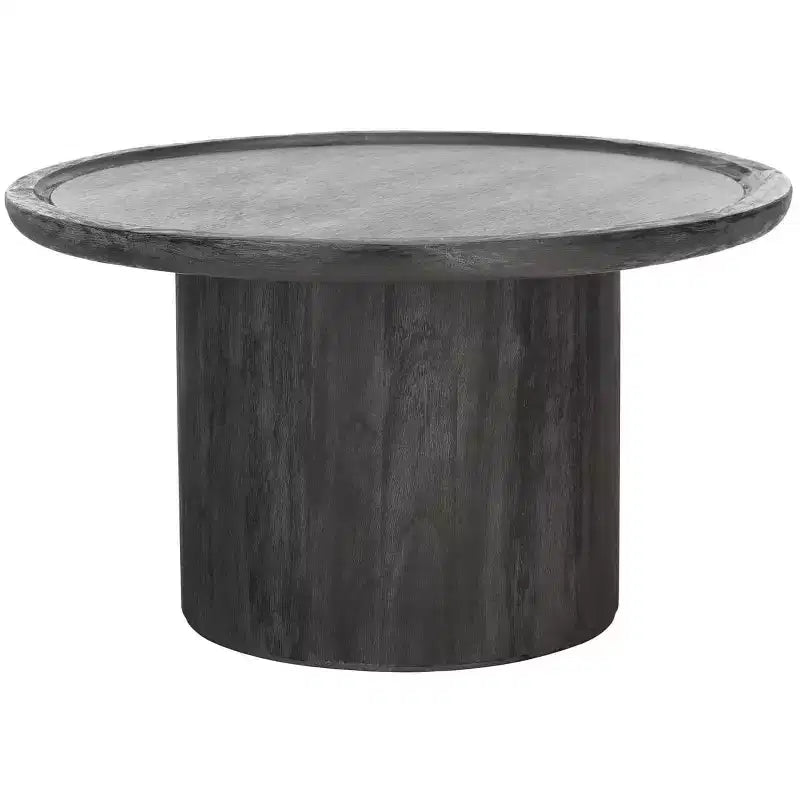 Round Coffee Table Rustic Farmhouse Style