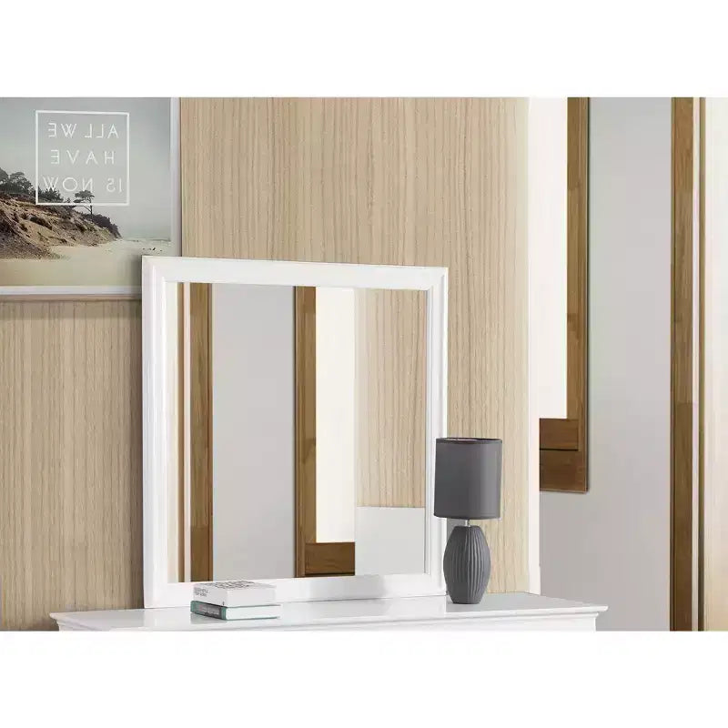 38"x38" Classic Square Framed Dresser Mirror