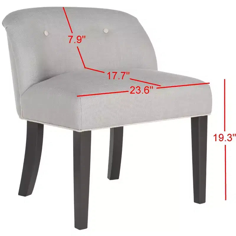 Vanity Chair - MCR4203 - Artic Grey/Taupe