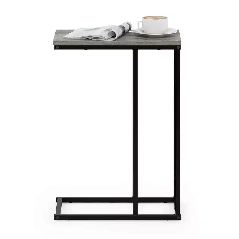 Modern Sofa Side End Table French Oak Grey