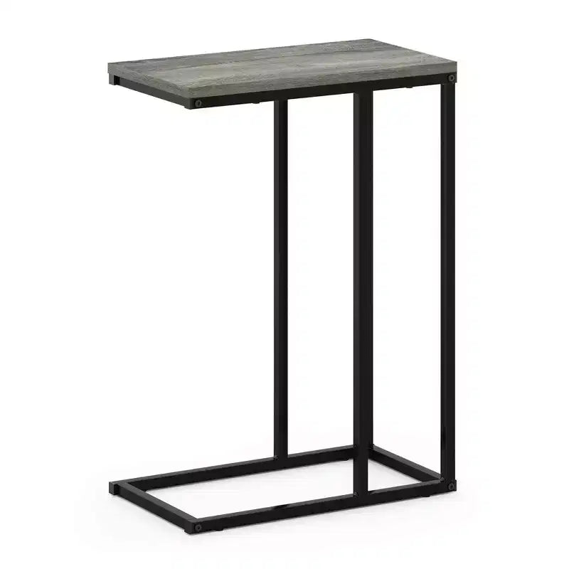 Modern Sofa Side End Table French Oak Grey