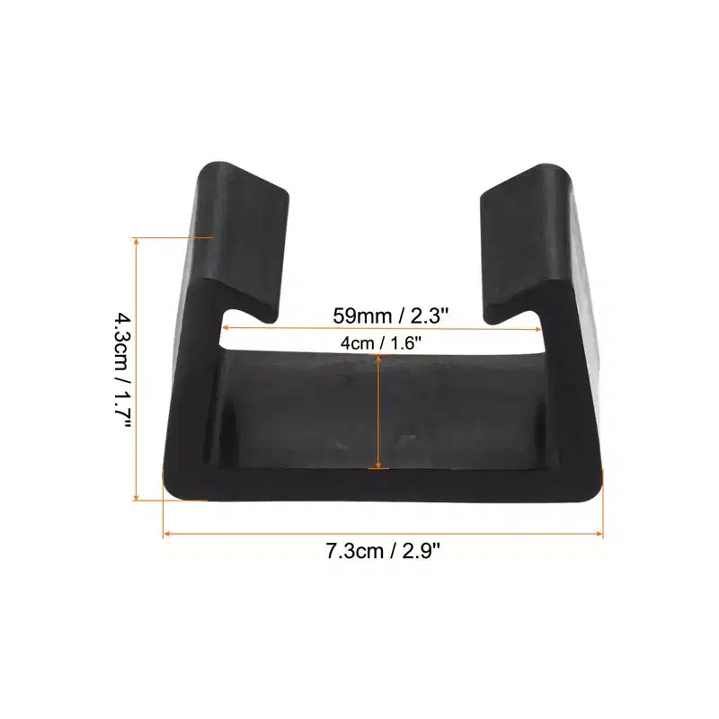 Outdoor Patio Furniture Connector Clips Black Plastic (Set of 8)