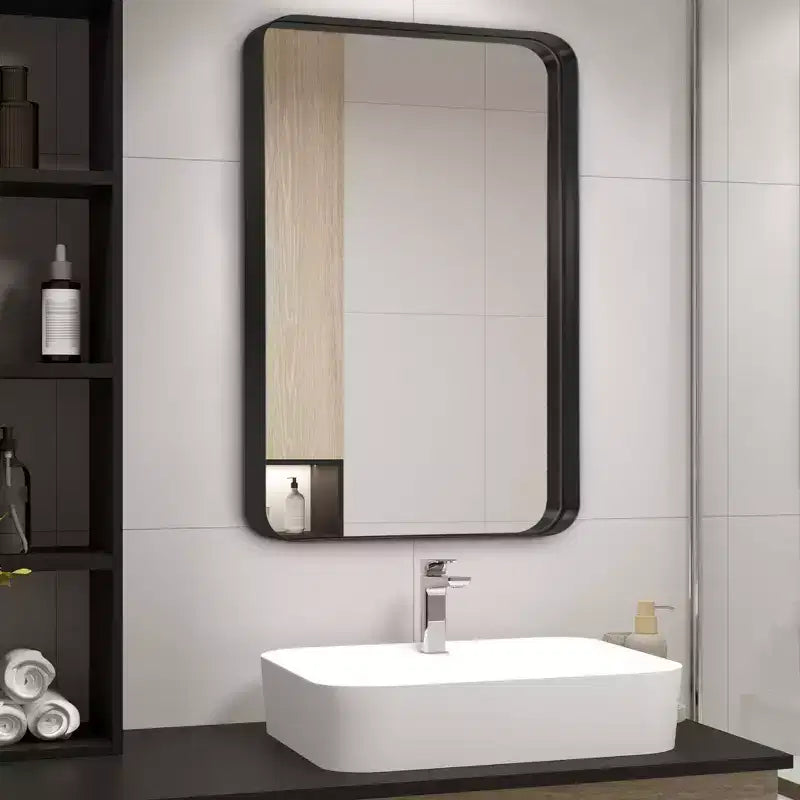 Rectangle Metal Framed Bathroom Vanity Mirror 32"x50"